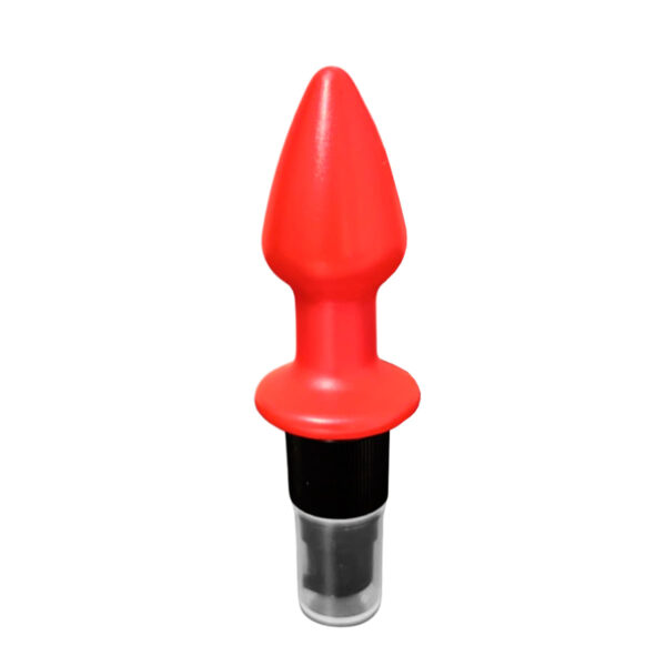 Plug Morango do Amor e Gel Sugador Beijável que Vibra 15ml Garji