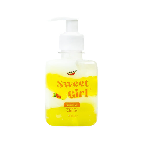 GHV-citrus_1 Sweet Girl Gel Hidratante Beijável com Sabor de Fruta 240g Chillies