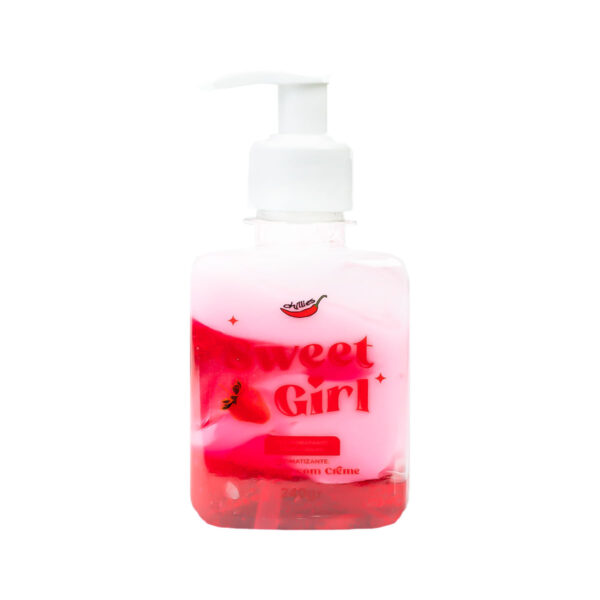 GHV-morango_1 Sweet Girl Gel Hidratante Beijável com Sabor de Fruta 240g Chillies