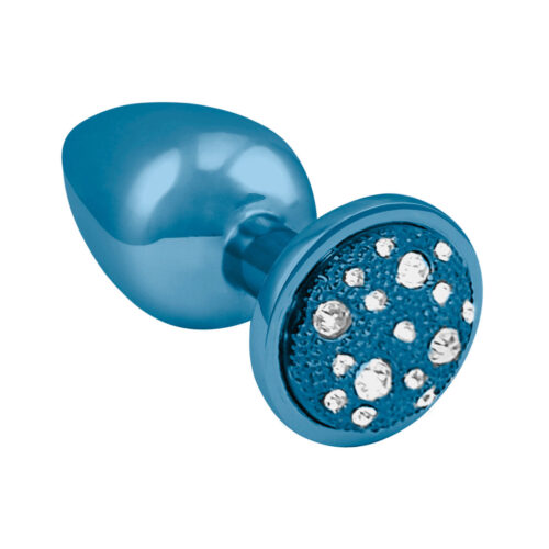 Plug P com Pedra Cravejada em Strass 6,5x2,5 cm Hard