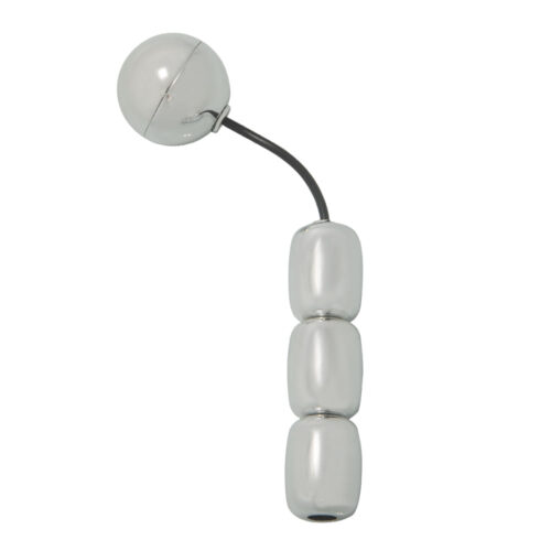 HA156C-Cromado_1 Vag Power Bolinha de Pompoar com Pesos de Ímã Metalizadas Hard