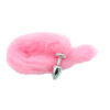 Plug Anal com Rabo Rosa Linha Less Hard