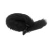 HA168PP-Preto_1 Plug Anal com Rabo Preto Linha Less Hard