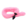 Plug Anal com Rabo Rosa Linha Less Hard