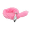 Plug Anal com Rabo Rosa Linha Less Hard