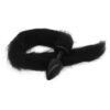 HA170PP-Preto_1 Plug Anal com Rabo Preto Linha Less Hard
