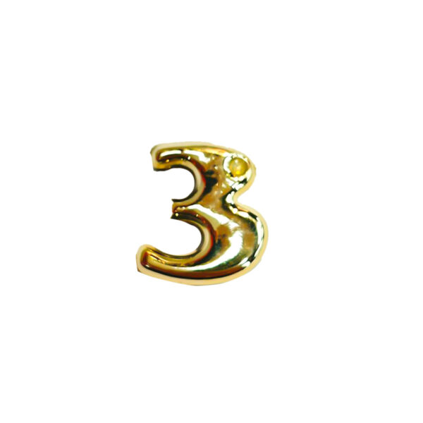 HA180D-3_1 Número Dourado para Personalização Hard