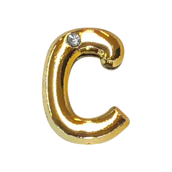 HA180DC_1 Letras Dourado com Strass para Personalização Hard
