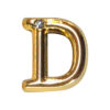 HA180DD_1 Letras Dourado com Strass para Personalização Hard