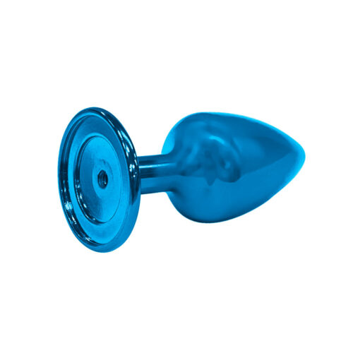 Plug Anal Personalite em Metal Zamac com Pedra Colorida Hard