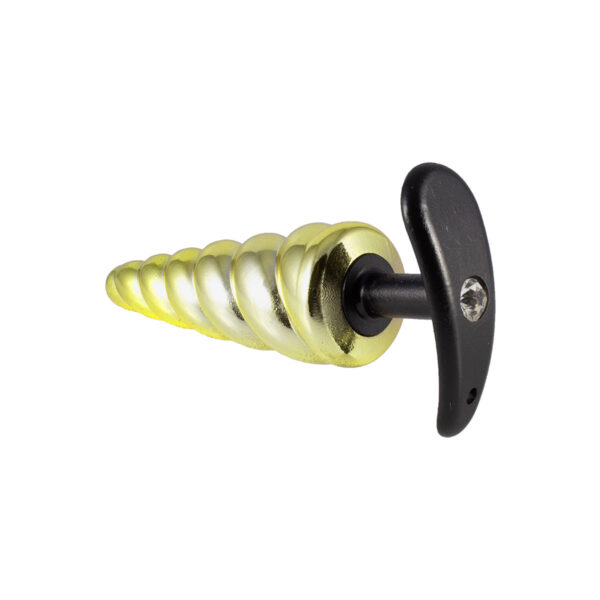 HA195A-Amarelo-Neon_1 Secret Bag Plug Anal com Compartimento Interno Hard