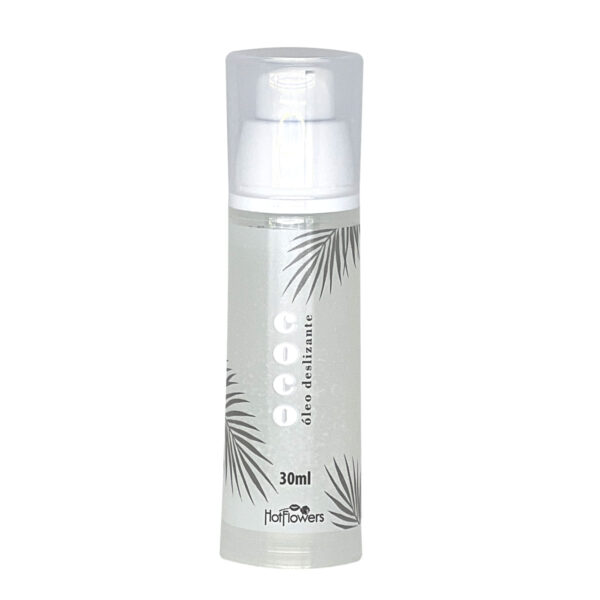 Óleo de Coco Deslizante 100% Puro 30ml Hot Flowers - Oleo de Coco Deslizante 30ml Hot Flowers
