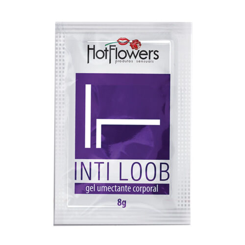 HC118_1 Gel lubrificante unissex Inti Loob sachê 8g Hot Flowers