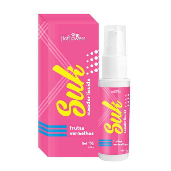 HC152-Frutas-Vermelhas_3 Suk Gel Sugador Líquido Beijável com Extrato de Jambu 15g Hot Flowers