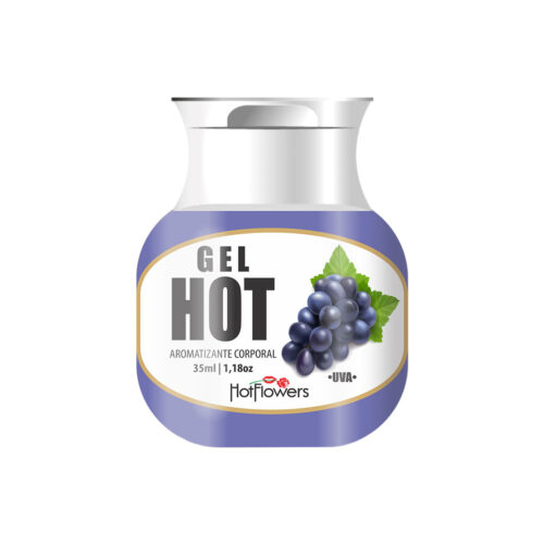 HC170_1 Gel Hot Aromatizante Uva 35ml Hot Flowers