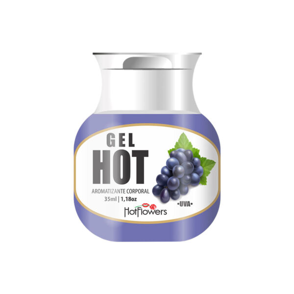 Gel Hot Aromatizante Uva 35ml Hot Flowers