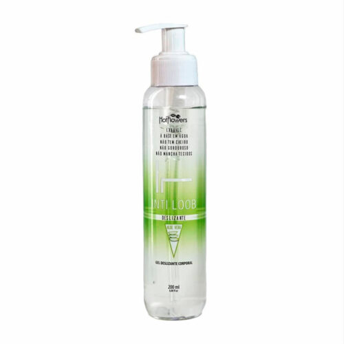 HC194_1 Inti Loob Gel Deslizante Corporal Regenerador Hidratante de Aloe Vera 200ml Hot Flowers