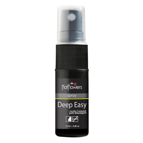 HC447_1 Deep Easy Loção Corporal para Massagem em Spray 12ml Hot Flowers - Sevensexshop