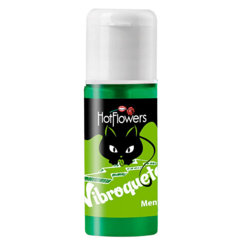 HC460_1 Vibroquete Gel Hidratante Corporal Menta 12g - Hot Flowers