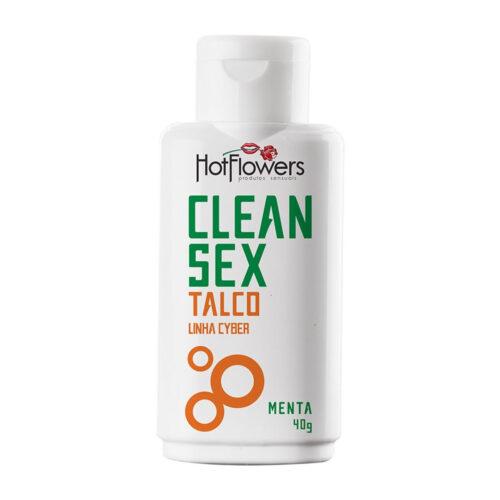 HC519-Menta_1 Clean Sex Talco Linha Cyber Menta 40g Hot Flowers
