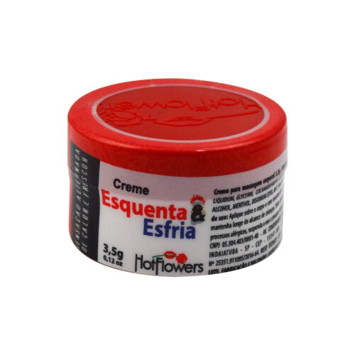 HC577_1 Creme Excitante Esquenta e Esfria Unissex 3,5g Hot Flowers
