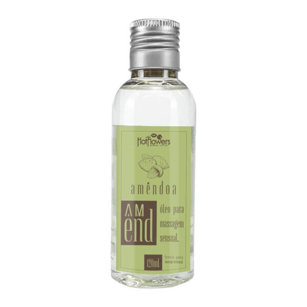 HC599_1 Óleo Para Massagem Sensual de Amêndoa 120ml Hot Flowers