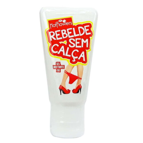 HC610_1 Rebelde Sem Calça Dessensibilizante Anal 15g Linha Brasileirinhos Hot Flowers
