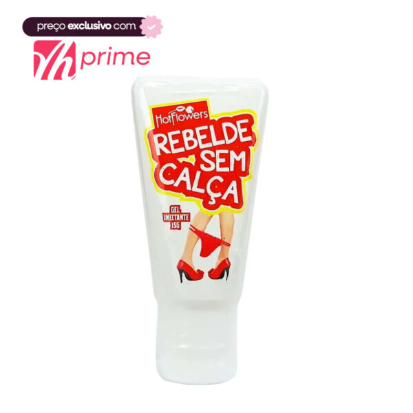 HC610_2 Rebelde Sem Calça Dessensibilizante Anal 15g Linha Brasileirinhos Hot Flowers
