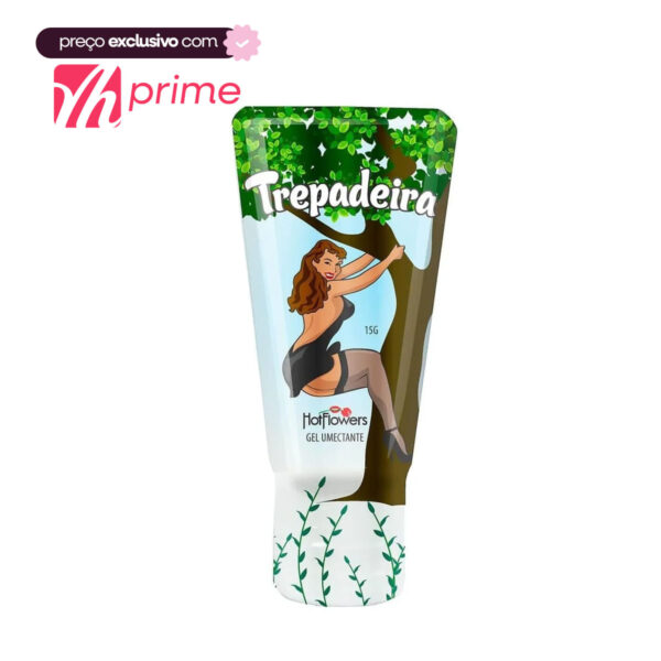 HC618_2 Gel Excitante Feminino Trepadeira 15g Linha Brasileirinhos Hot Flowers
