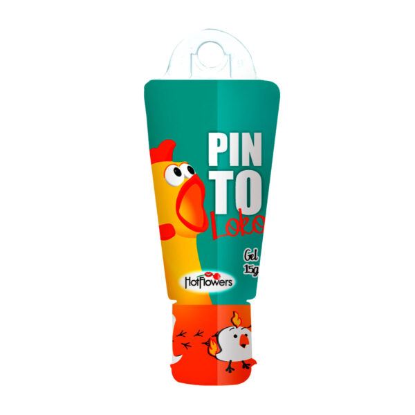 HC699_1-1 Pinto Loko Gel Estimulante Masculino que Esquenta 15g Linha Brasileirinhos Hot Flowers