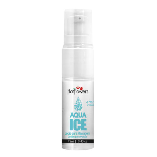 HC728_1 Aqua Ice Loção para Massagem com Silicone 12ml Hot Flowers