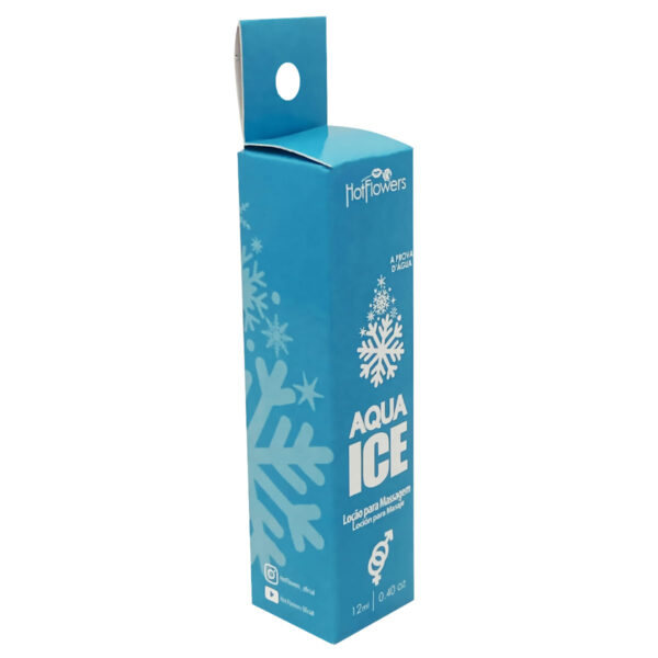 Aqua Ice Loção para Massagem com Silicone 12ml Hot Flowers