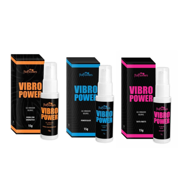 HC747-Tutti-Frutti_2-1 Vibro Power Gel Vibrador Beijável 15g Hot Flowers