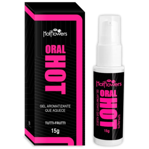 Oral Hot Gel Aromatizante Beijável que Aquece 15g Hot Flowers