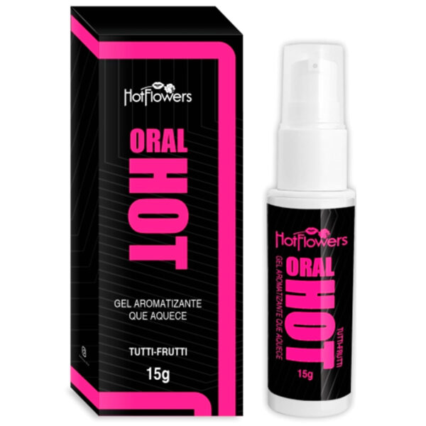 HC775-Tutti-Frutti_1 Oral Hot Gel Aromatizante Beijável que Aquece 15g Hot Flowers