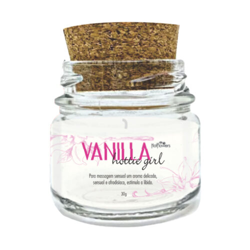 HC797-Baunilha-de-Madagascar_1 Vanilla Vela Para Massagem Hottie Girl 30g Hot Flowers