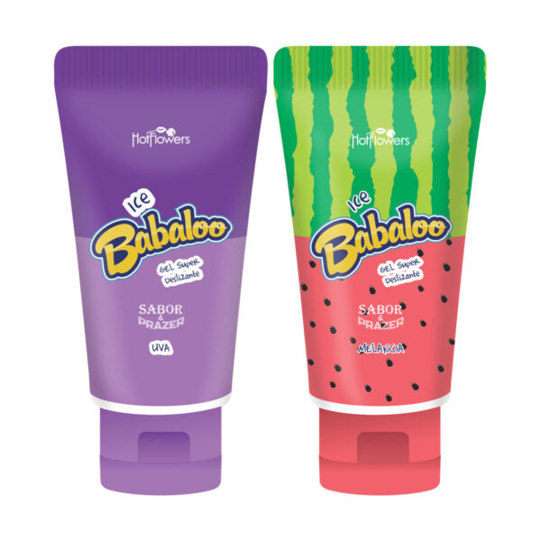 HC819-Melancia_2 Babaloo Gel Deslizante Ice 60g Hot Flowers
