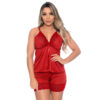 HL015-GG-Vermelho_1 Short Doll com Fita Cetim em Malha Hot Love