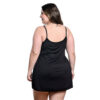 Camisola Plus com Fita em Cetim Hot Love