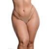 HL074-U-Nude_1 Calcinha Fio Dental com Regulagem Hot Love