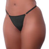 HL352-U-Preto_1 Calcinha Tule com Lateral AjustĂĄvel Hot Love