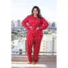 HL571-46-Vermelho_1 Pijama Longo Estampado Plus Hot Love