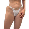 HL583-M-Branco_1 Calcinha 3 Corações com Pingente Hot Love