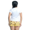 Pijama Feminino Shorts e Camiseta com Manga Curta Estampado Hot Love