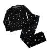 HL603-GG-Preto_1 Pijama Longo Infantil Masculino Estampado Hot Love