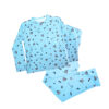 HL603-P-Azul-Claro_1 Pijama Longo Infantil Masculino Estampado Hot Love