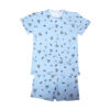 HL604-GG-Azul-Claro_1 Pijama Curto Infantil Masculino Estampado Hot Love
