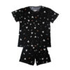 HL604-GG-Preto_1 Pijama Curto Infantil Masculino Estampado Hot Love