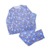 HL605-P-Azul-Claro_1 Pijama Longo Infantil Feminino Estampado Hot Love