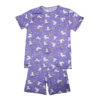 HL606-M-Lilas_1 Pijama Curto Infantil Feminino Estampado Hot Love